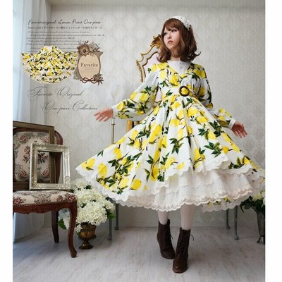 レモン柄ワンピースの通販 306件の検索結果 Lineショッピング