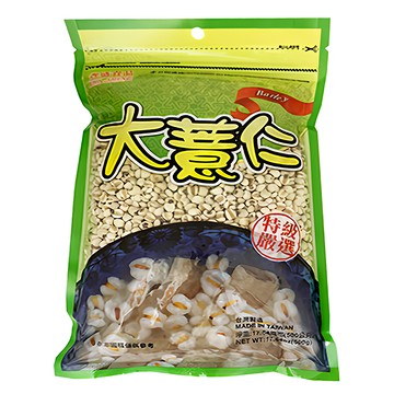 耆盛食品 大薏仁 四神湯/八寶粥配料  500g  1包
