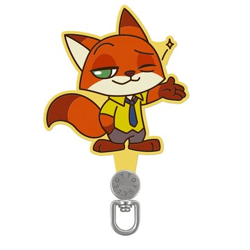 【TOYSELECT】Disney動物方城市-自信的尼克款旋轉手機掛片/夾片