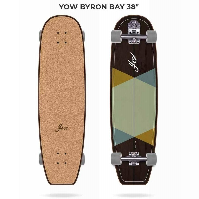 YOW/ヤウ SKATE BYRON BAY バイロンベイ 38inc サーフスケート ロング