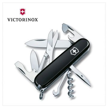 VICTORINOX 瑞士維氏 Climber 瑞士刀 14用 91mm 黑 1.3703.3