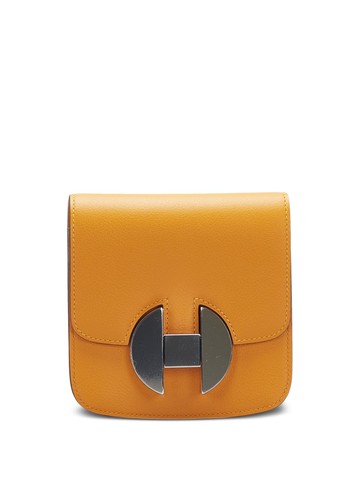 Hermès Pre-Owned - 1947 2002 wallet - women - Calf Leather - One Size - Orange