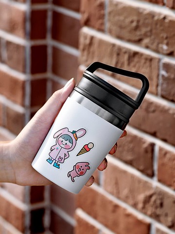 小精致便攜式隨手的不銹鋼美式咖啡杯子保溫歐式奢華隨行外帶隨身