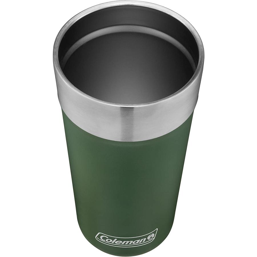 Coleman Insulated Stainless Steel 20oz Brew Tumbler, Heritage Green