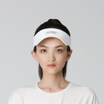 【ISW】多色運動空頂帽-白色 (六色可選) 網球帽