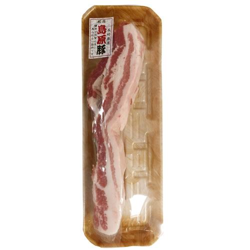 長崎県産 豚バラ ブロック 300g  豚肉 国産 国内産 チルド クール便
