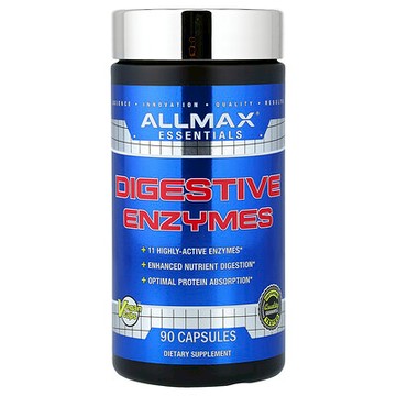 ALLMAX, Essentials，消化酶，90 粒膠囊
