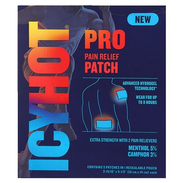 Icy Hot, 專業止痛貼片，5 片