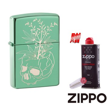 ZIPPO 植物骷髏防風打火機 49142 優惠出清 好禮超值送 官方正版 現貨 禮物 送禮 客製化 終身保固