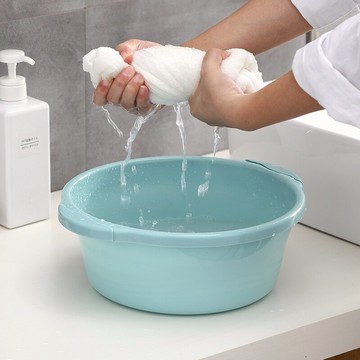 家用3件套加厚成人塑料洗臉盆學生宿舍大號洗衣盆嬰兒洗腳小盆子