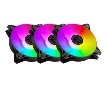 【新品上市】MAG F120 ARGB-3RB 機殼散熱風扇 (黑)