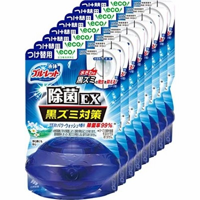 まとめ買い液体ブルーレットおくだけ 除菌EX パワーウォッシュの香り 詰め替え用 70ml×8個 トイレタンク芳香洗浄剤 小林製薬