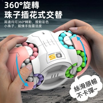 🔥新款玩具 智力開發 情緒控制器 旋轉魔豆 兒童腦力玩具 八面太空旋轉魔豆 3d立體益智玩具