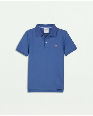 Brooks Brothers Boys Classic Polo Shirt | Medium Navy | Size Large