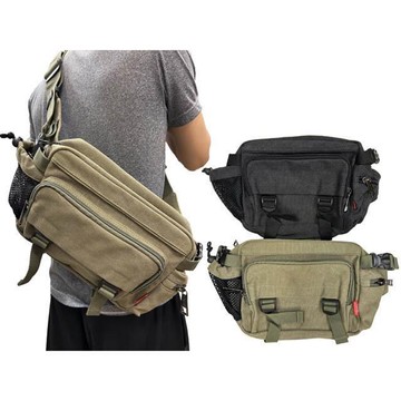 腰胸包超大容量二主袋+外袋共三層防水帆布水瓶外袋