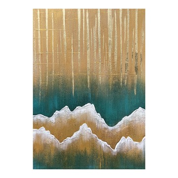 御畫房 當代國家級展覽畫家 抽象系列手繪油畫70×100cm(DB-154)