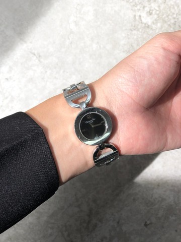 【日本直送 名牌中古包】Christian Dior 手錶 瑪麗斯圓形不鏽鋼腕錶 CD022110 e4madz