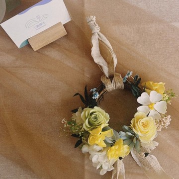 清新壁掛小花圈