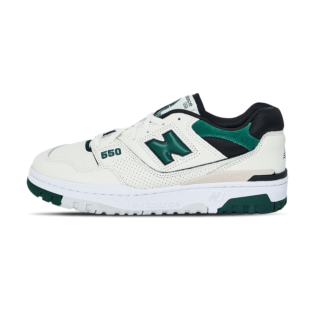 New Balance 550 男 白綠 復古鞋 D楦 NB 情侶鞋 休閒鞋 BB550VTC