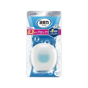ST 日本消臭力持香約8週浴廁瞬效淨味除臭芳香劑-皂香藍6ml/盒(衛浴清潔消臭劑,廁所香氛劑,浴室空氣清新)