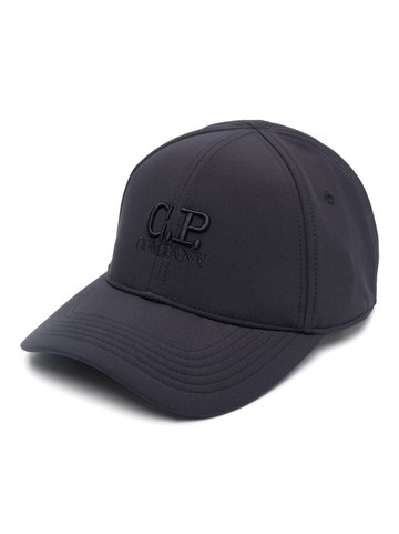 C.P. Company - logo-embroidered baseball cap - men - Polyester/Elastane/Polyester - One Size - Blue
