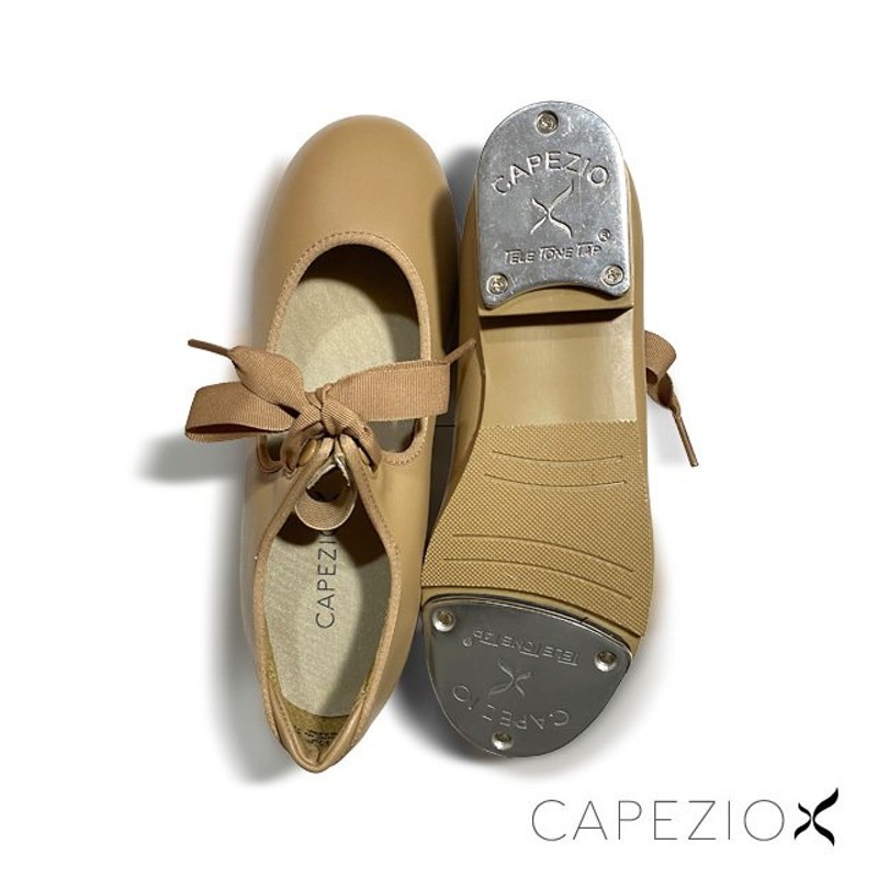 CAPEZIO（カペジオ）タップシューズ356 SHUFFLE TAP -CAR ベージュ- （子供・女性用） 通販  LINEポイント最大0.5%GET | LINEショッピング