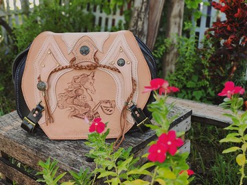 美式嬉皮風重機馬鞍包