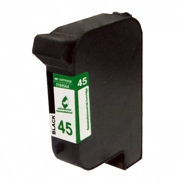 GREENRHINO 綠犀牛 相容HP NO.45 C51645A 環保墨水匣 Deskjet 1000cxi/1120/1120C/1125C/1180C/1220/1280適用  1個  黑色