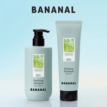 【BANANAL】韓國淨化蓬鬆洗髮護2件組 | 洗髮精+髮膜_快速出貨 | LINE禮物限定_附品牌旅行袋 | 禮盒