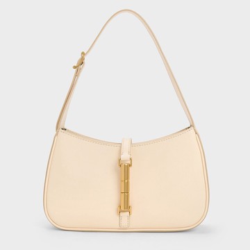 Cesia 金屬磁釦肩背包