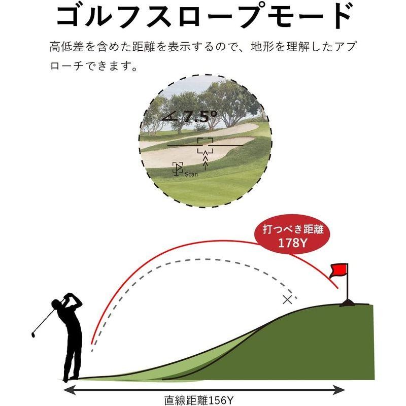 GOLFレーザー距離計 迷わず君 1093Y長距離測定 0.3秒快速測定 ピン