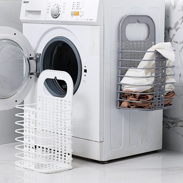 A家用可折疊臟衣籃免打孔浴室廁所裝衣物玩具收納筐放臟衣服籃子1入