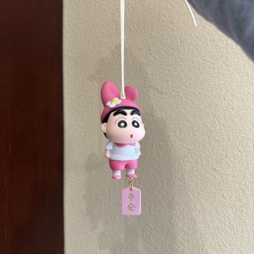 臺灣/✨汽車掛件 車載掛件  /美樂蒂蠟筆小新車載掛件創意車掛禮物汽車後視鏡可愛車內車飾掛飾