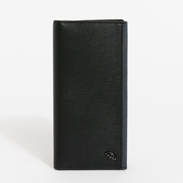 Arnold Palmer - 翻蓋長夾  Shadow check系列 - 黑色/061-0114-09-3