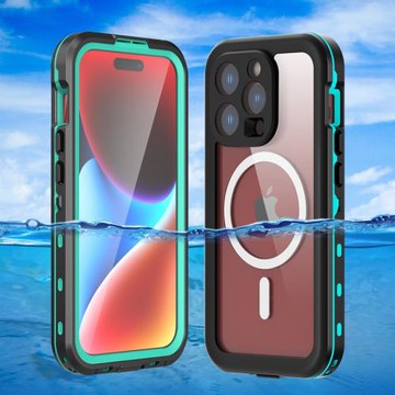 Waterproof Case REDPEPPER紅辣椒適用蘋果15 Pro Max防水手機殼iPhone16pro游泳漂流水下拍照全包防摔防塵14