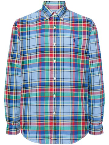 Polo Ralph Lauren - Polo Pony check-print shirt - men - Cotton - XL - Blue