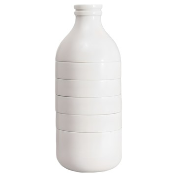 DOIY Withmilk 疊疊牛奶瓶 - 陶瓷材質 含4個杯子  單色  1瓶