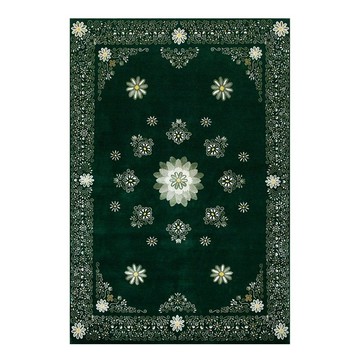 floral_bandana 印度手工編織藝術地毯客廳臥室羊毛+蠶絲地毯