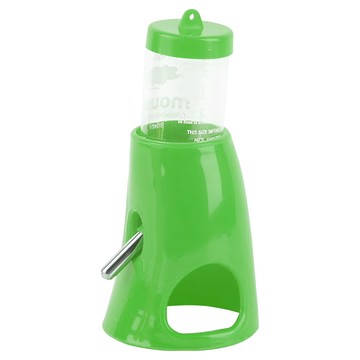 Carno 卡諾 兩用水樽 80ml 適用於倉鼠和黃金鼠 PP/PS材質 水嘴是不鏽鋼水頭靜音雙滾珠  綠色  1個