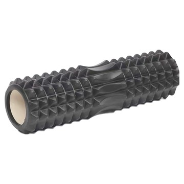 瑜珈按摩滾筒 加長月牙款  45cm  黑色  1個