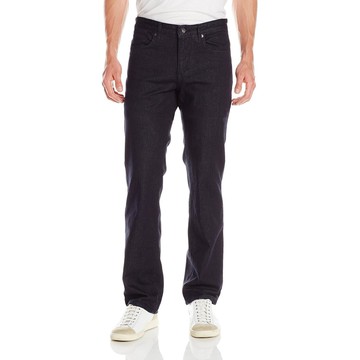 美國百分百【Calvin Klein】牛仔褲 CK 休閒褲 長褲 單寧 直筒 合身 男 深藍色 30 32腰 F974