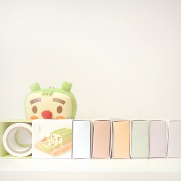 草地野餐回憶 - 笑容狗狗與小兔女孩原創紙膠帶 - 手帳裝飾裝飾