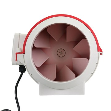 靜音大功率增壓斜流管道圓形抽風機換氣扇浴室廚房風機排煙排風扇[DD1218001]