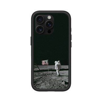 iPhone 16 Pro Mod NX 黑 - NASA - Apollo 11 - Astronaut Aldrin On The Moon