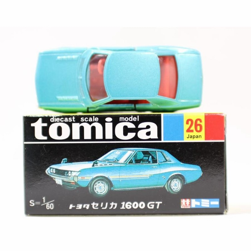 トミカ 30周年記念 復刻黒箱トミカ 26 トヨタ セリカ 1600GT S=1/60