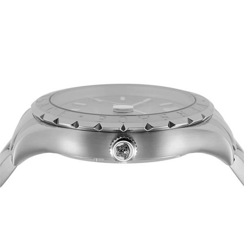 ヴェルサーチ VERSACE 腕時計 メンズ HELLENYIUM 42mm 自動巻き グレー シルバー VEZI00119 | LINEショッピング