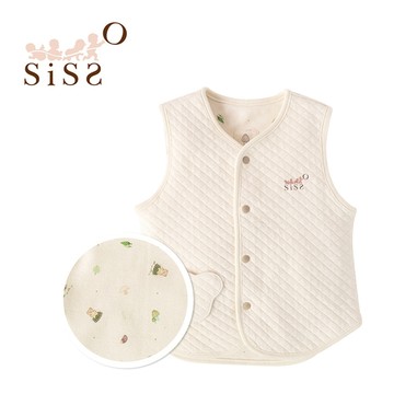 【SISSO有機棉】陽光空氣棉雙面穿背心 L(2~3足歲)