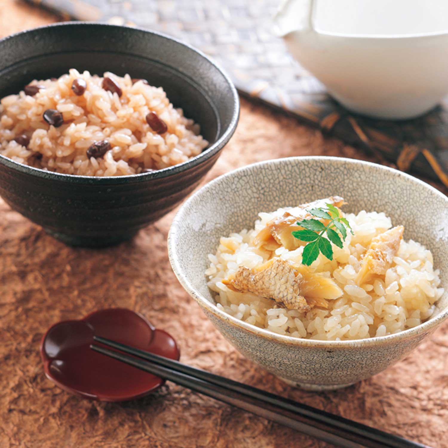 名入れ 新米家族 赤飯・鯛飯・麺セット