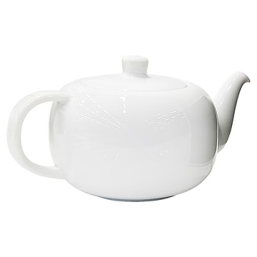 TG 白瓷中式茶壺  白色  300ml  1個