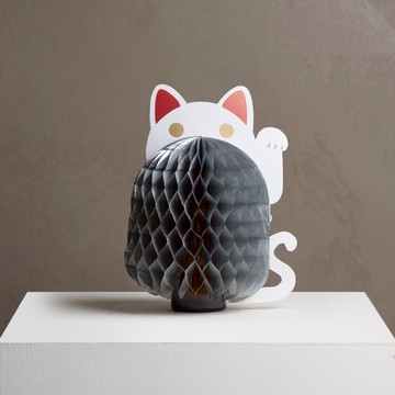 寵物友善｜穩銀招財貓 紙團擴香組 貓草＆薰衣草